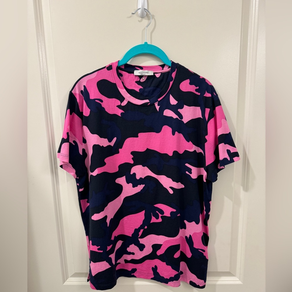Valentino Camo Print T-shirt